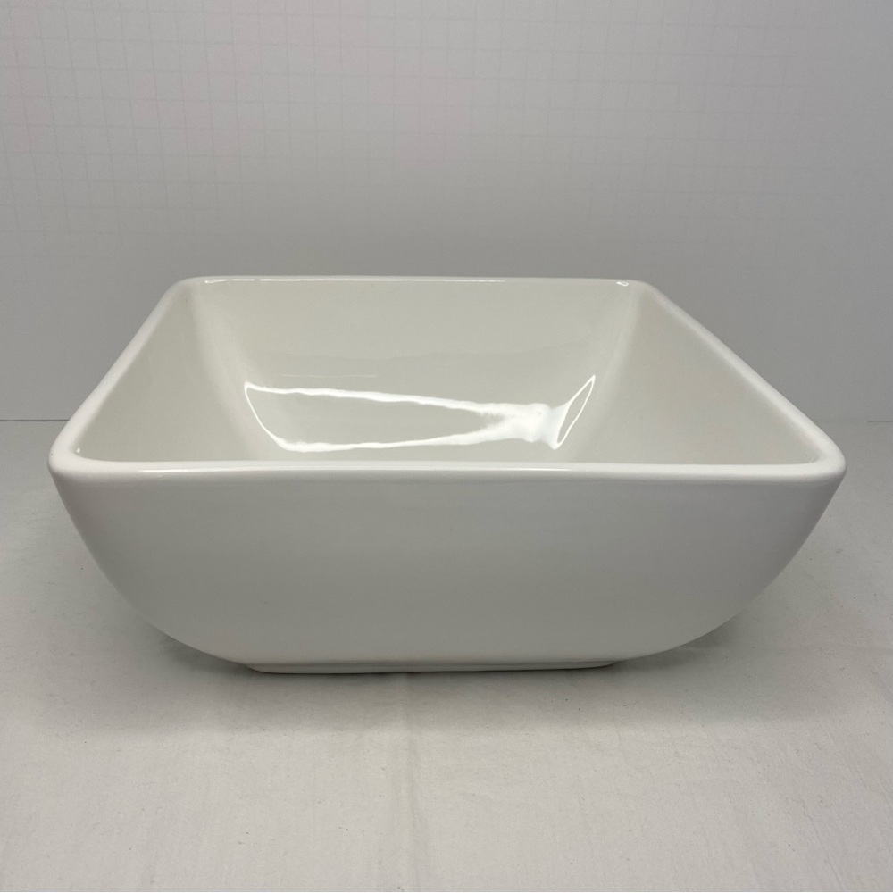8 1/2” Square White Bowl